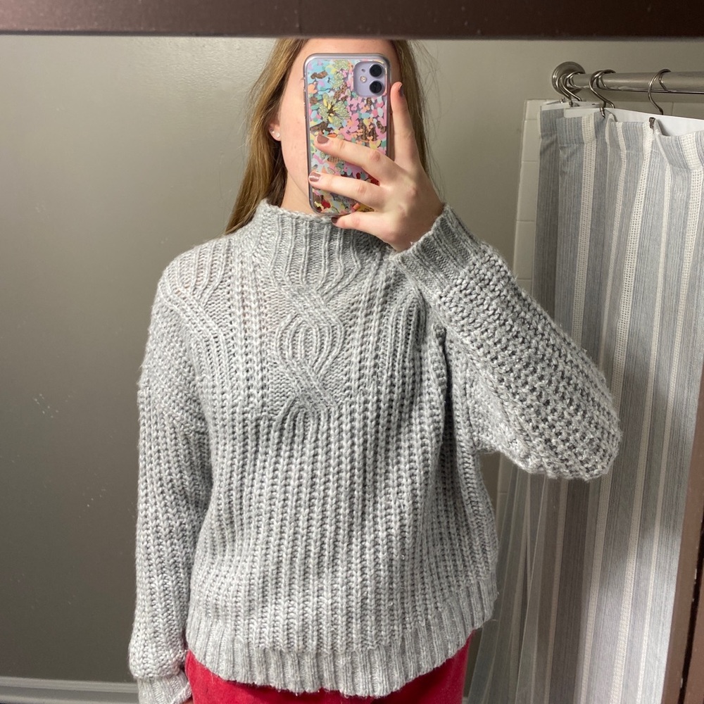 American Eagle Outfitters Mock Neck Sweater